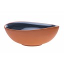 Vaidava Ceramics kolekcija Zeme bļoda pelēka izliekta, 240x90mm, 2l